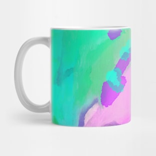 Blue wave abstracts Mug